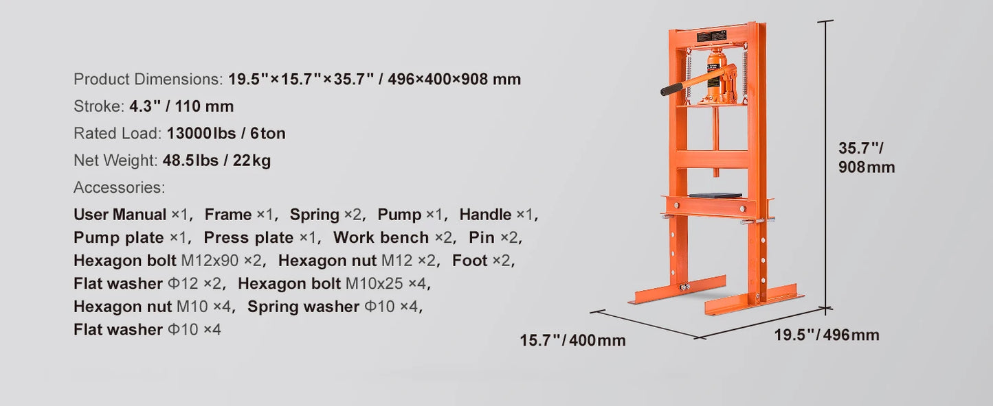 Presse Hydraulique Atelier 6 T Cadre H Pressage Précis Avec Plaques 6 t _Hi_chtgptapp_optimised_this_description-generator _Hi_chtgptapp_optimised_this_seo-meta-description _Hi_chtgptapp_optimised_this_seo-meta-title _Hi_chtgptapp_optimised_this_tags-generator _Hi_chtgptapp_optimised_this_title-generator atelier cadre h ce outil hydraulique outillage professionnel plaques incluses pressage précis presse atelier presse hydraulique vevor