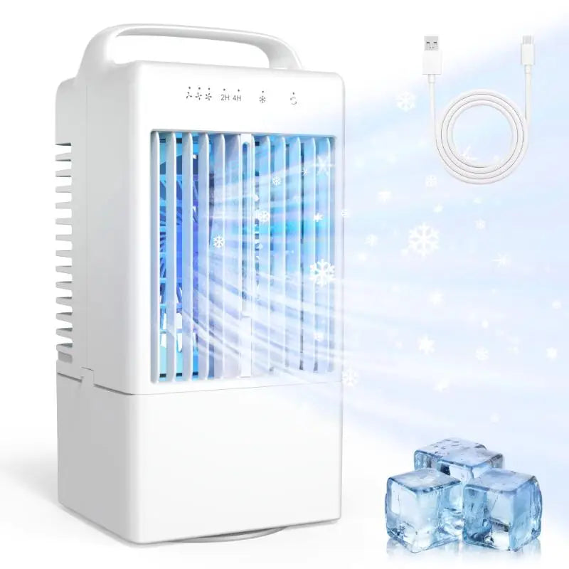 Ventilateur Portable Avec Brumisateur 3 Vit Oscillation 90 Deg Réservoir 900 Ml France