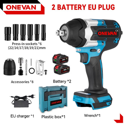 ONEVAN Clé À Chocs Brushless 1800 Nm 1/2 Pouce Compatible Makita 18V 2 Battery-12Pcs set 1 1500w 1800 nm 18v 2 pouce 3 vitesses 7700 ipm _Hi_chtgptapp_optimised_this_description-generator _Hi_chtgptapp_optimised_this_seo-meta-description _Hi_chtgptapp_optimised_this_seo-meta-title _Hi_chtgptapp_optimised_this_tags-generator _Hi_chtgptapp_optimised_this_title-generator acier batterie incluse boulons m12 m16 brushless clé à chocs compatible makita couple élevé sans fil serrage rapide