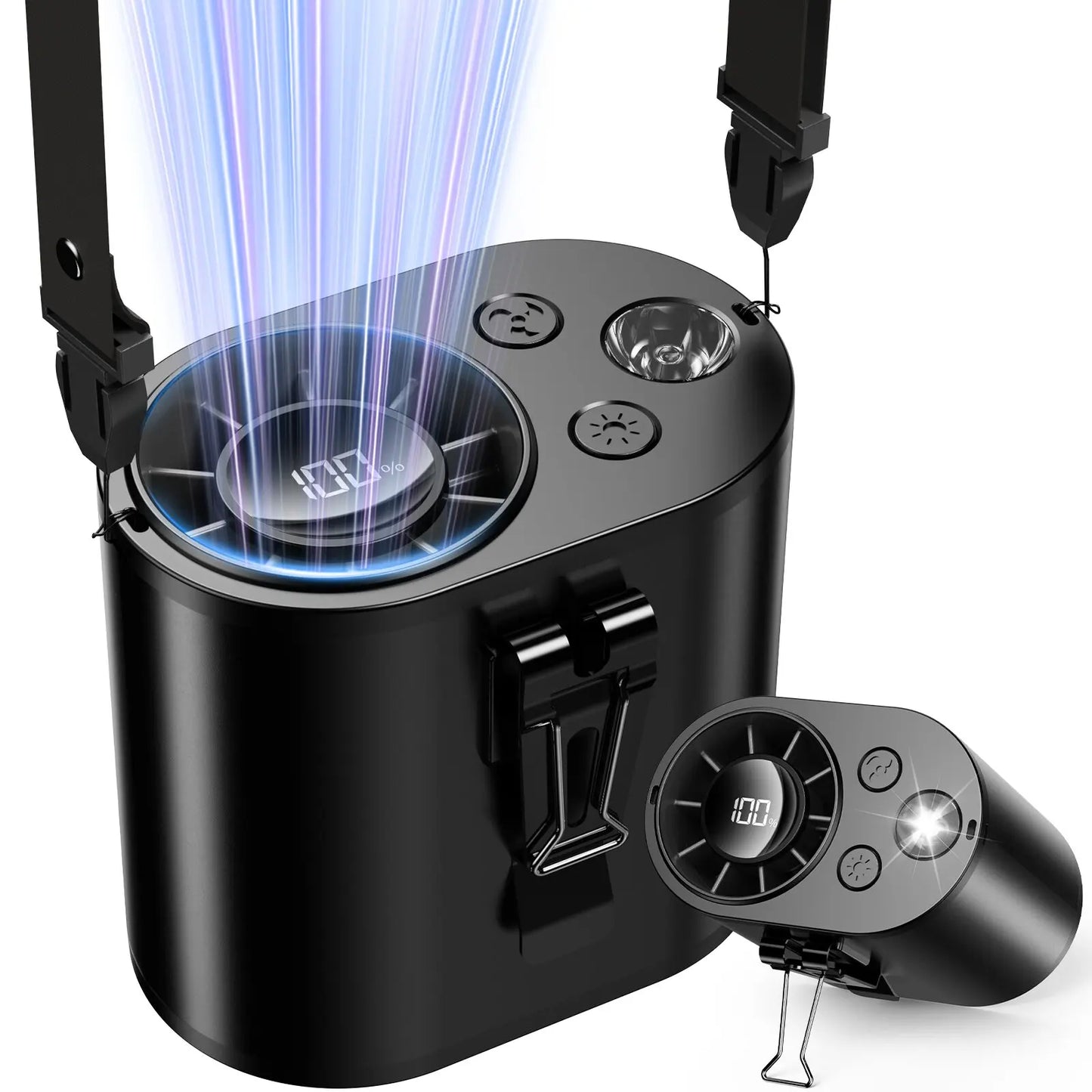 Ventilateur Portable Rechargeable ColdSky 20000 mAh Avec Affichage LED