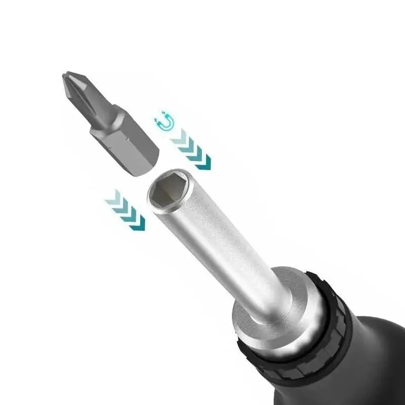 Tournevis Magnétique Cliquet Makita D58833 Embouts Remplaçables et Antidérapant