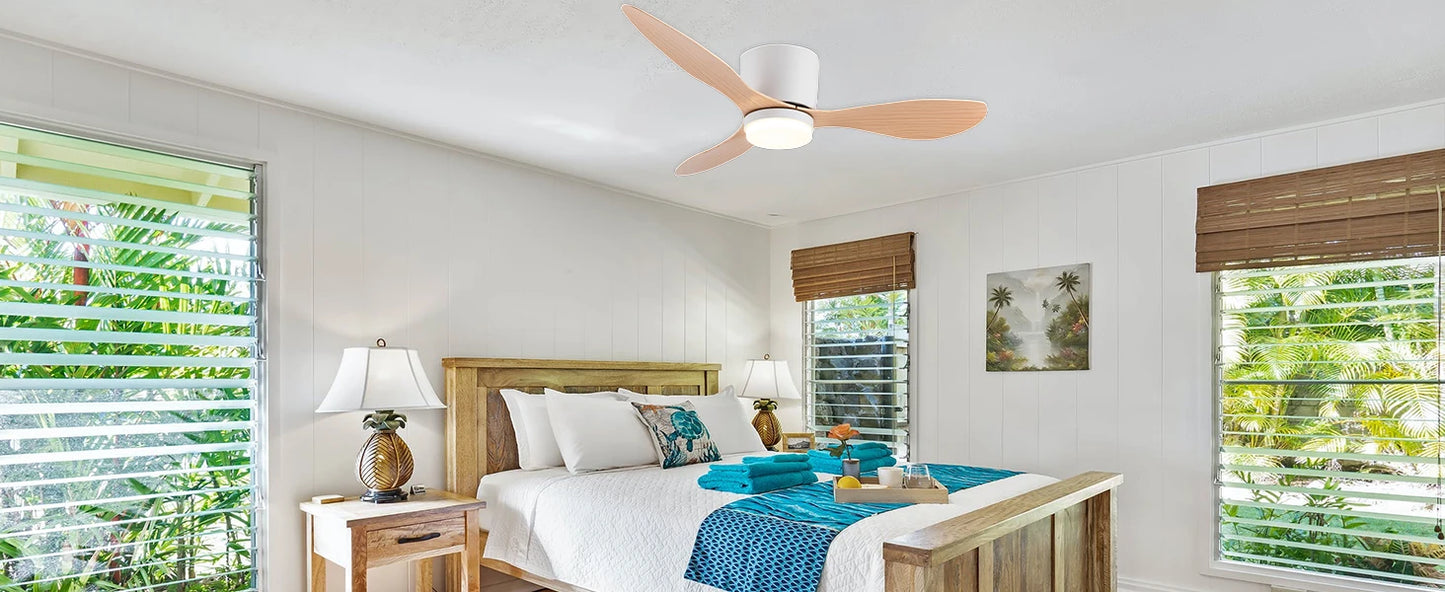 Ventilateur De Plafond IRALAN Avec Lumière Et Moteur DC 6 Vitesses