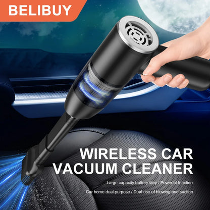 Aspirateur voiture sans fil – format à main, bac 0,5 L