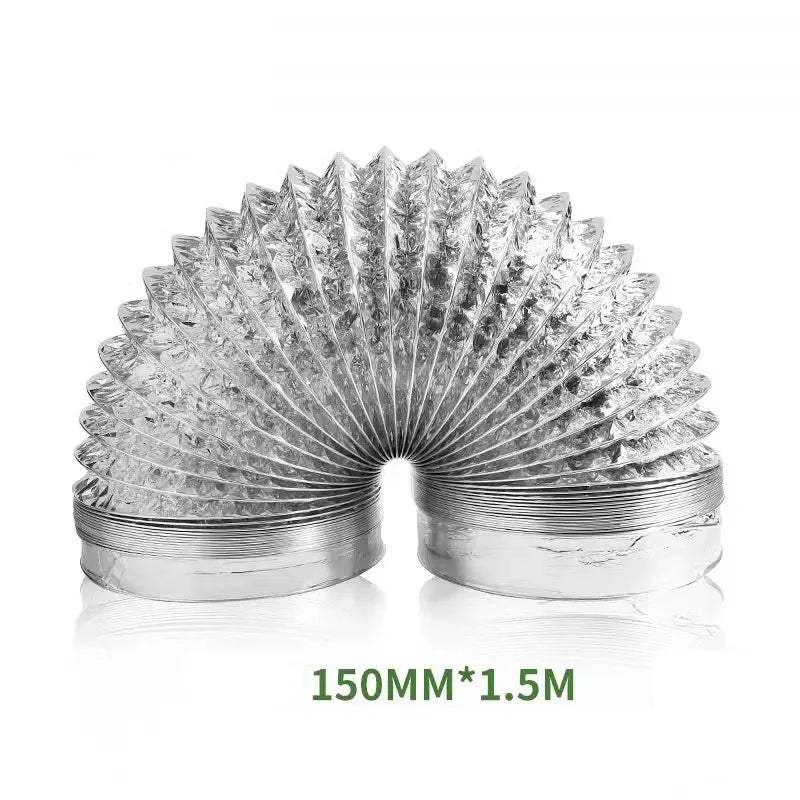 Tuyau de Ventilation en Aluminium Télescopique 80 100 120 150 200 mm