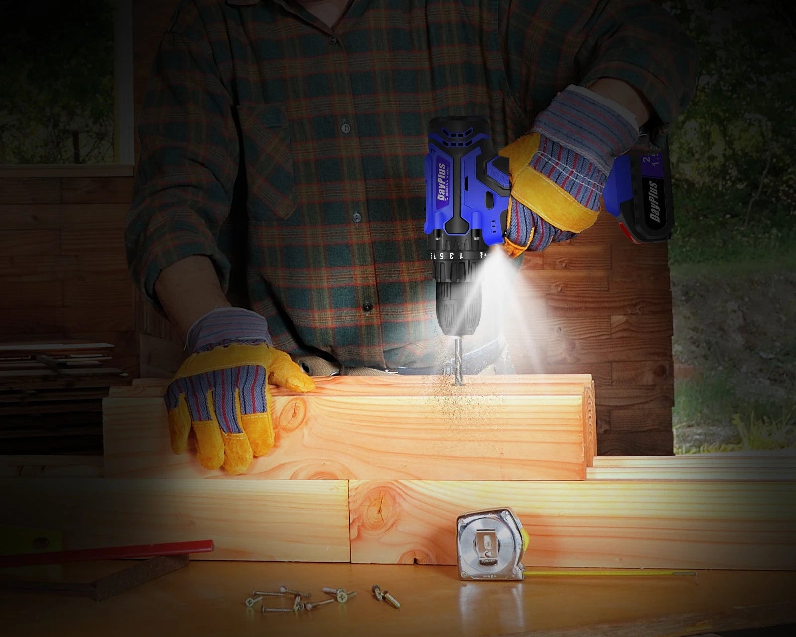 DayPlus Perceuse Sans Fil 21V Puissante, 2 Vitesses, 25 Positions de Couple 1400 rpm 1500mah 2 vitesses 21v 2500w _Hi_chtgptapp_optimised_this_description-generator _Hi_chtgptapp_optimised_this_seo-meta-description _Hi_chtgptapp_optimised_this_seo-meta-title _Hi_chtgptapp_optimised_this_tags-generator _Hi_chtgptapp_optimised_this_title-generator batterie lithium couple 45nm forets 10mm mandrin 10mm moteur brossé perceuse visseuse perçage bois perçage métal sans fil vissage vitesse variable