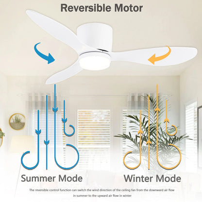 Ventilateur De Plafond IRALAN Avec Lumière Et Moteur DC 6 Vitesses