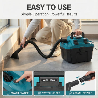 Aspirateur eau et poussière sans fil 18 V – format cuve