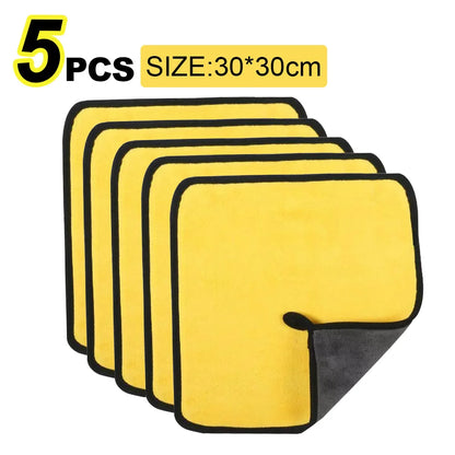 Chiffon Microfibre Multi-Usage CleanPro T056-5pcs-Jaune
