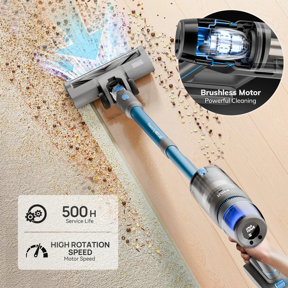 Aspirateur Sans Fil Avec Moteur Sans Balais Pour Animaux Et Poils