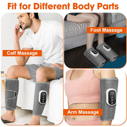 Masseur de mollets sans fil – compression d’air et chaleur