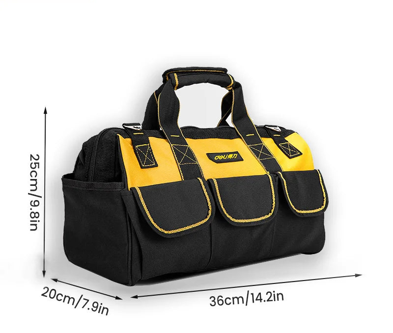 Deli Sac À Outils Oxford Étanche Grande Capacité Poches Multiples 13 À 18 Pouces - Manuzen