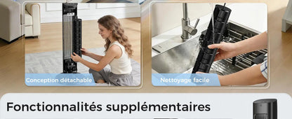 Ventilateur Sans Pales 80 Cm Avec Télécommande Silencieux