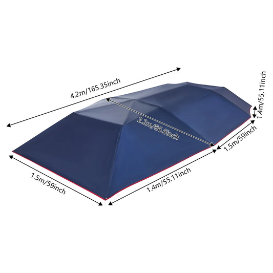 Tente de Voiture Amovible Pliable Abri Portable et Protection Solaire