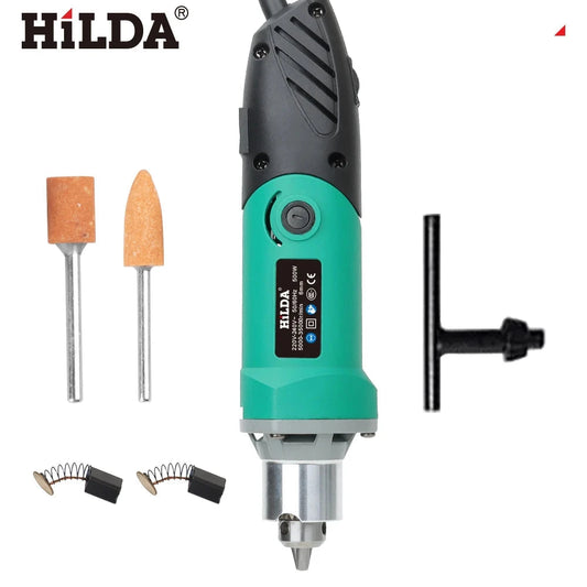 HILDA Outil Rotatif 500W Haute Puissance, 6 Vitesses, Mandrin 0.5-6.5 mm AB267 EU
