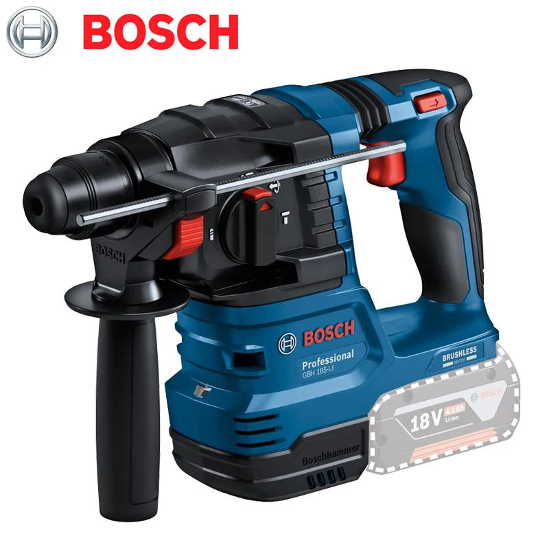 Bosch GBH 185-LI Marteau Perforateur Sans Fil 18V Brushless pour Burinage et Perçage - Manuzen