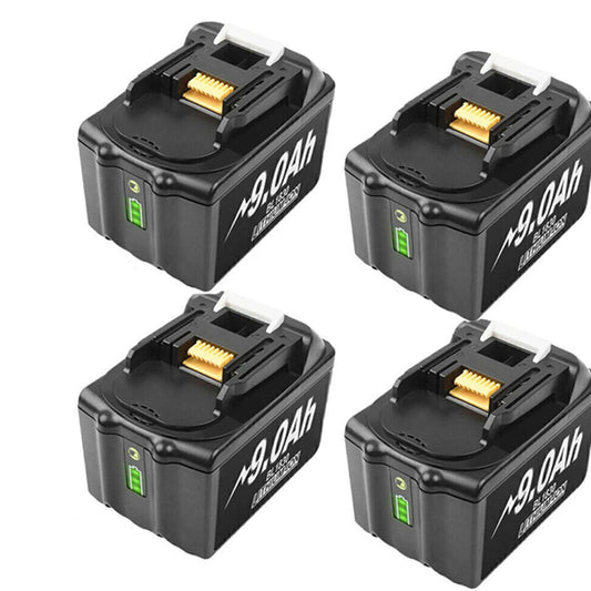 Batterie de remplacement Makita 18V 9Ah Longue Autonomie Compatibilité Makita 18V 4 batteries France