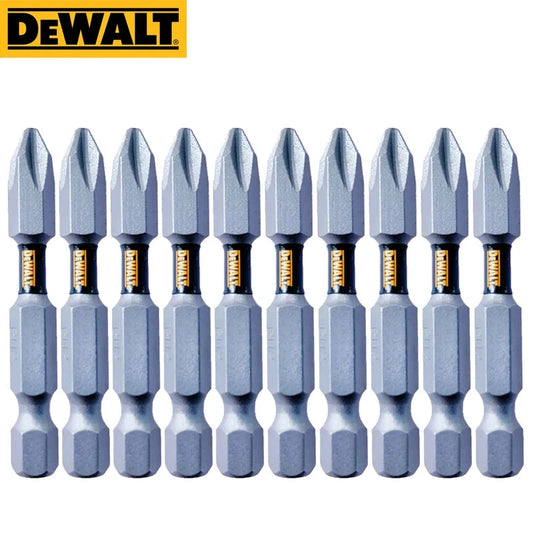 Embouts De Vissage DEWALT PH2 SL8 HSS Couple Élevé Compatibles Hex 6,35 mm PH2 B 50MM 10PC
