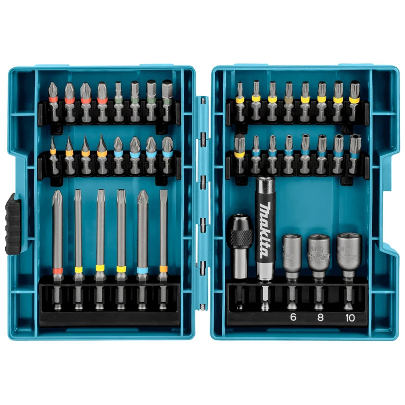Makita B-55697 Jeu D'embouts Tournevis 43 Pièces Code Couleur Pour Outil B-55697