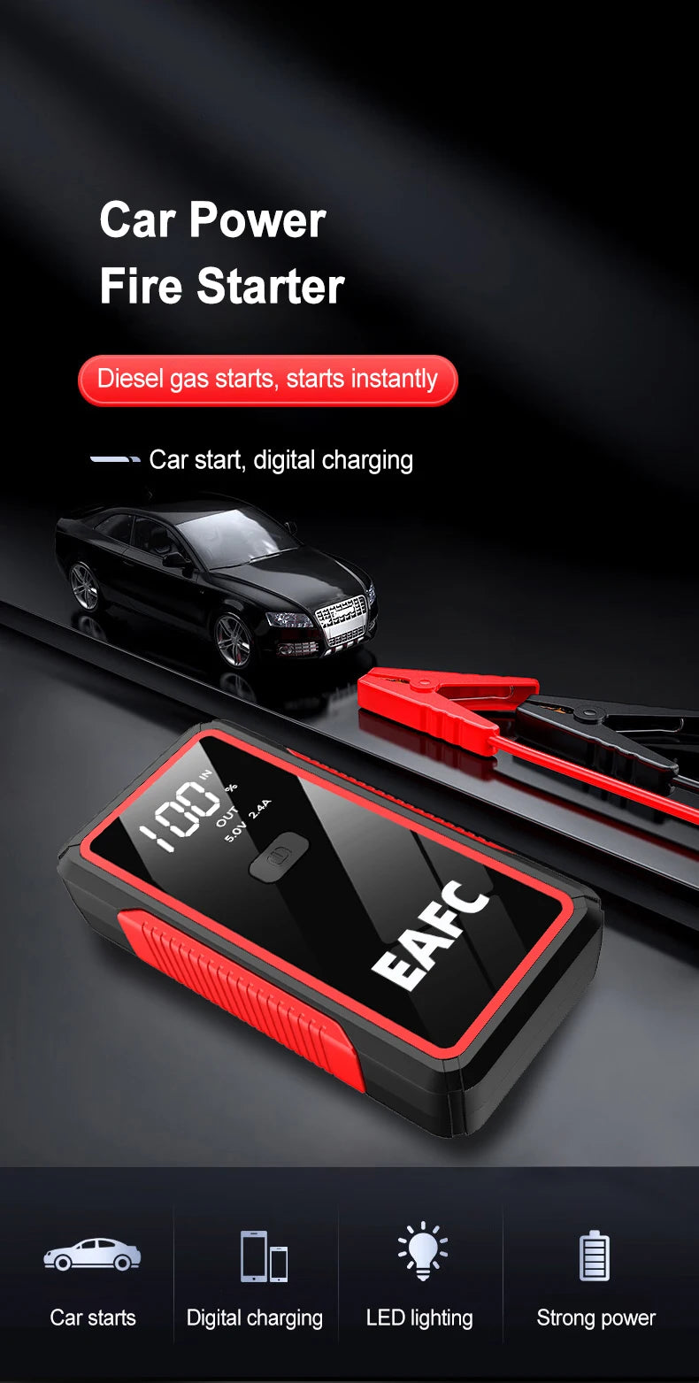Booster de démarrage voiture 12 V – 600 à 2 000 A