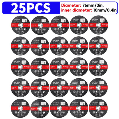 Lame de Scie Électrique 76mm pour Métal Disque de Coupe Rotatif 25PCS Espagne