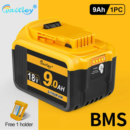 Batterie Waitley 18V Dewalt Liion Autonomie Prolongée BMS Compatibilité 18V 20V 1 batterie 9Ah Pologne