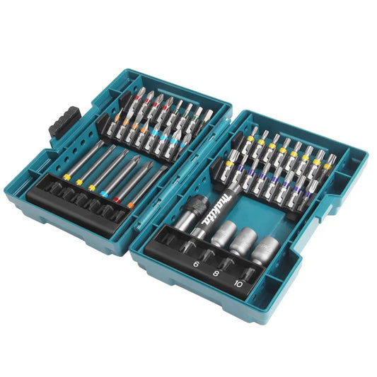 Makita B-55697 Jeu D'embouts Tournevis 43 Pièces Code Couleur Pour Outil