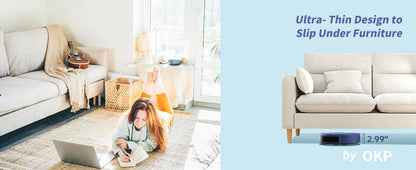 Robot aspirateur 2 000 Pa – programmation et retour en charge
