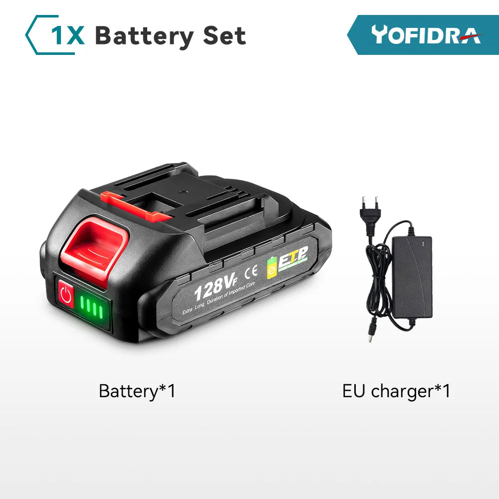 Yofidra Batterie Lithium Ion Haute Capacité 18V 21V Remplacement Outils Pro - Manuzen
