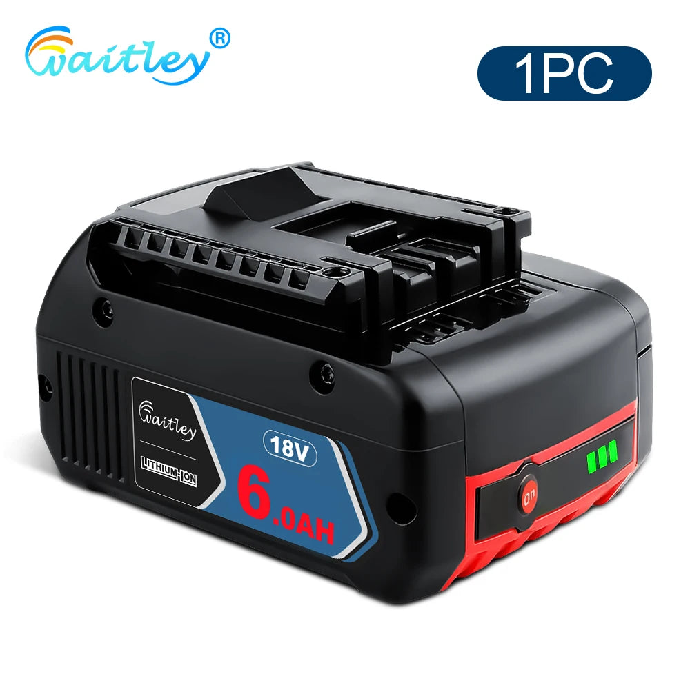 Batterie Waitley 6000mAh 18V Longue Autonomie Pour Bosch BAT609 Outils 1 batterie Pologne