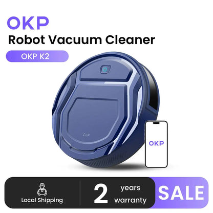 Robot aspirateur 2 000 Pa – programmation et retour en charge