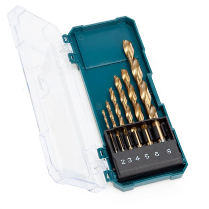 Makita Jeu Forets HSS Métal Et Bois Performance Durable Hélicoïdaux Tailles