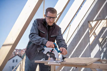 Bosch GKS 185-LI Scie Circulaire Sans Fil Professionnelle, 18V, 165mm - Manuzen