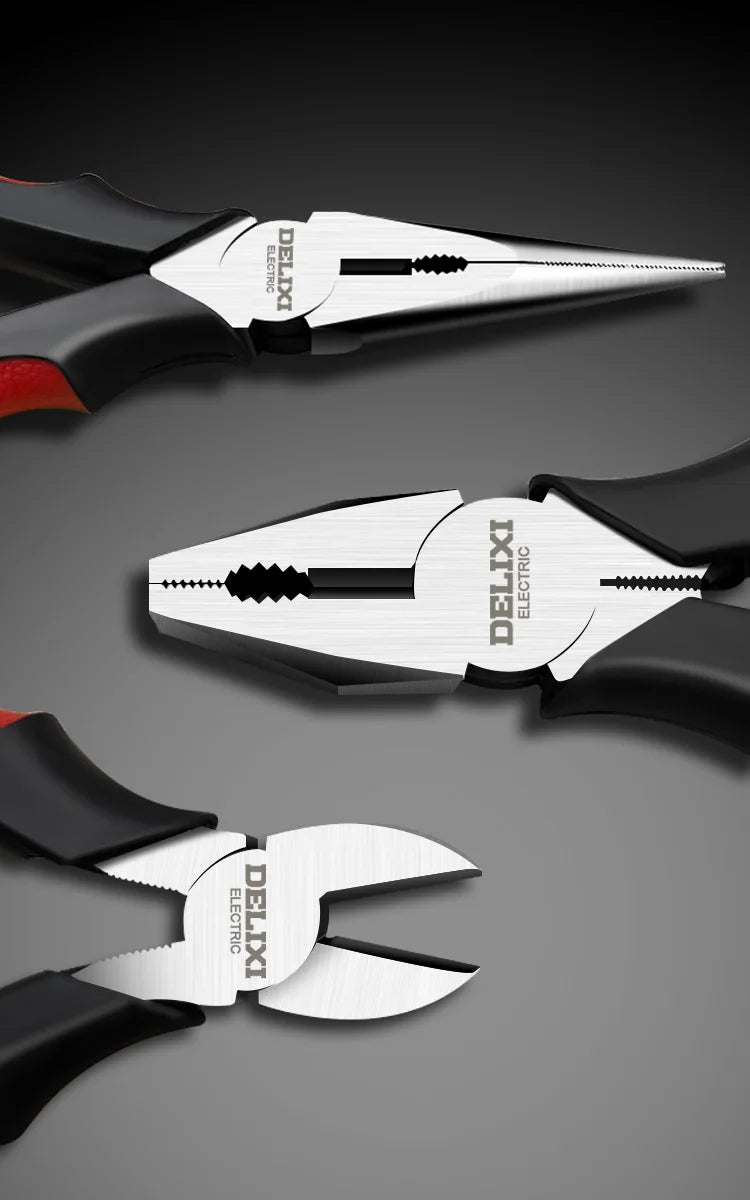 DELIXI Pince Multifonction Électrique Coupe Nette, Grande Ouverture Câbles - Manuzen