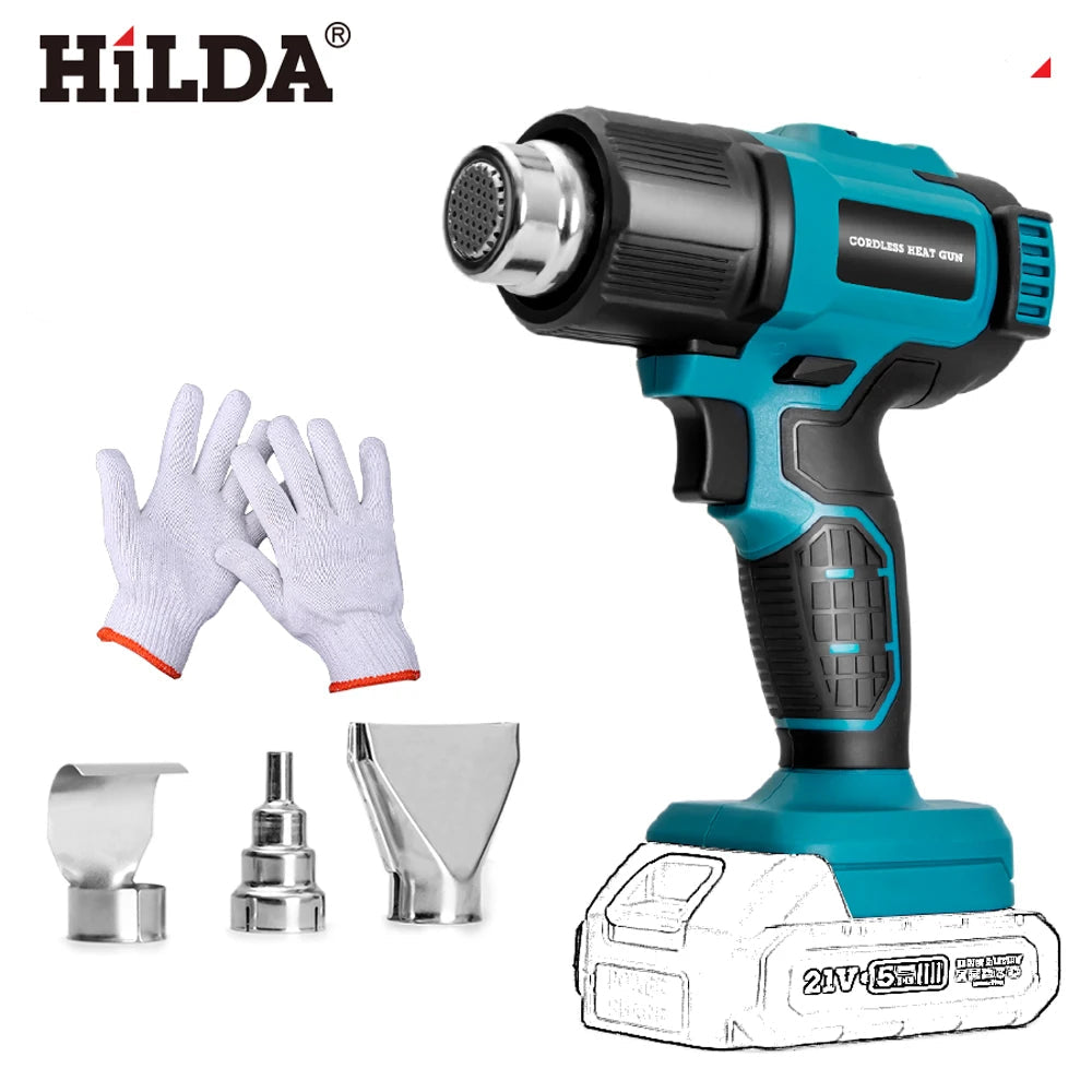HILDA Pistolet À Air Chaud Sans Fil Chauffe Rapide Compatible Makita Sans batterie AB277 21v _Hi_chtgptapp_optimised_this_description-generator _Hi_chtgptapp_optimised_this_seo-meta-description _Hi_chtgptapp_optimised_this_seo-meta-title _Hi_chtgptapp_optimised_this_tags-generator _Hi_chtgptapp_optimised_this_title-generator batterie bricolage chauffe rapide compatible makita décapage peinture décapeur thermique gaine thermo hilda métal pistolet air chaud pvc sans fil soudure plastique usage professionnel