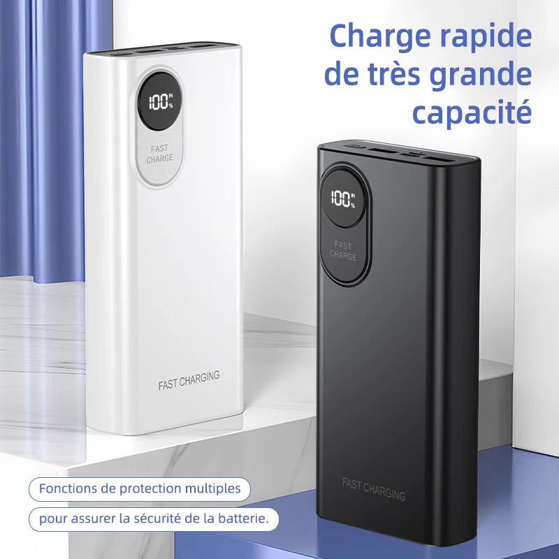 Batterie Externe 58800mAh Charge Rapide Pour 3 Appareils Voyage