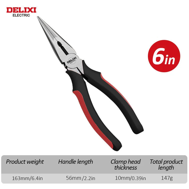 DELIXI Pince Multifonction Électrique Coupe Nette, Grande Ouverture Câbles - Manuzen