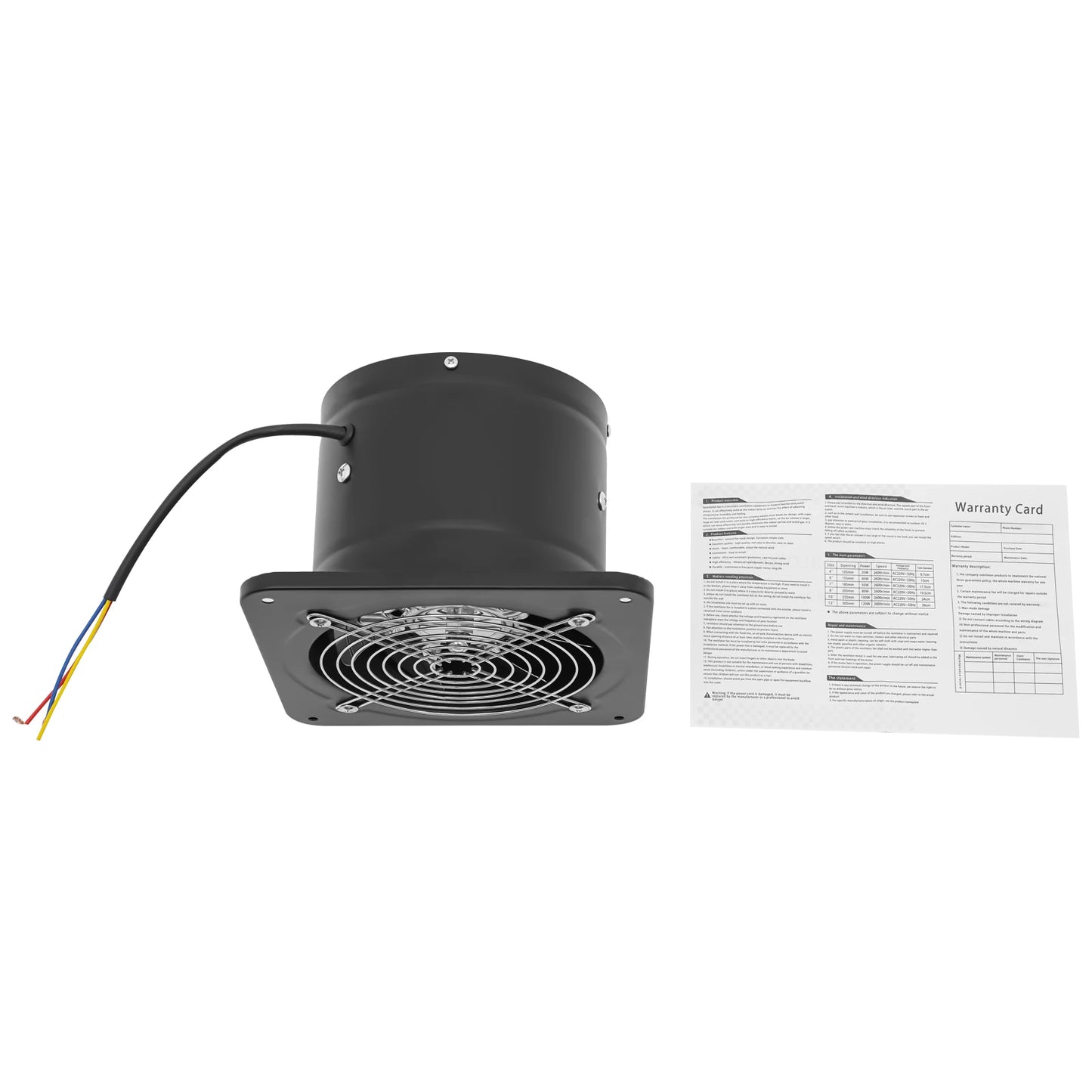 Ventilateur D'Extraction FD150 6 Pouces 2600tr/min 220m3/h