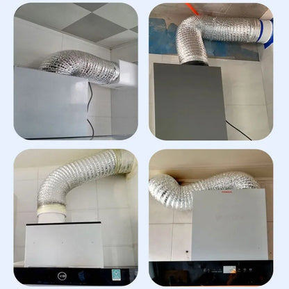 Tuyau de Ventilation en Aluminium Télescopique 80 100 120 150 200 mm