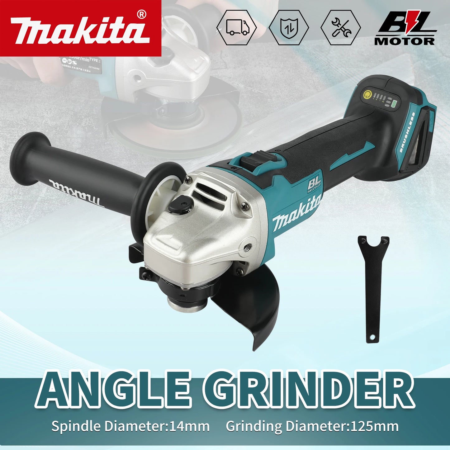 Makita DGA506 18V Meuleuse D'Angle 125 Mm Sans Balais Puissante Coupe Métal LXT 125 mm 18v _Hi_chtgptapp_optimised_this_description-generator _Hi_chtgptapp_optimised_this_seo-meta-description _Hi_chtgptapp_optimised_this_seo-meta-title _Hi_chtgptapp_optimised_this_tags-generator _Hi_chtgptapp_optimised_this_title-generator batterie non incluse compatible lxt coupe métal disque 125 makita meulage meuleuse d'angle métal outillage pro plateforme 18v puissante sans balais tronçonnage électrique