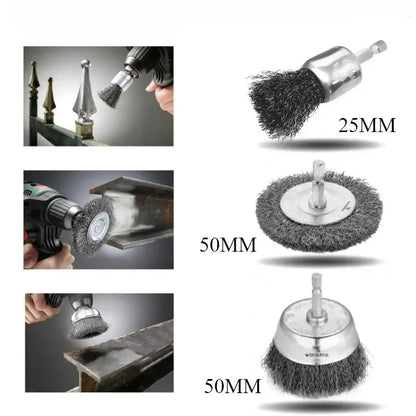 Brosse métallique pour perceuse IronPro 3 Model
