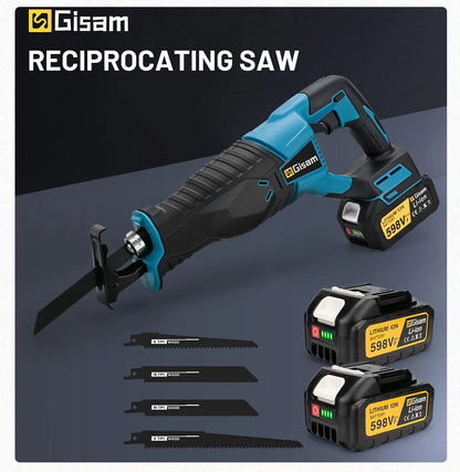 Gisam Scie Sabre 3000W 10000SPM Sans Fil - Coupe Rapide Compatible 18V Makita 10000 spm 18v makita 3000w _Hi_chtgptapp_optimised_this_description-generator _Hi_chtgptapp_optimised_this_seo-meta-description _Hi_chtgptapp_optimised_this_seo-meta-title _Hi_chtgptapp_optimised_this_tags-generator _Hi_chtgptapp_optimised_this_title-generator batterie incluse bois compatible makita coupe bois coupe rapide gisam outil électrique outillage professionnel sans fil scie alternative scie sabre