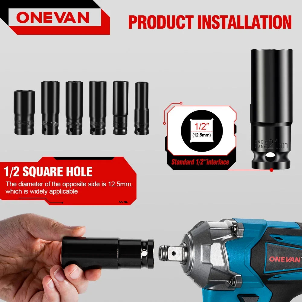 ONEVAN Clé À Chocs Brushless Couple 1200 Nm Emmanchement 1 2 Pour Makita 18V 1 2 pouce 1200 nm 1200w 18v 6800 rpm 7200 ipm _Hi_chtgptapp_optimised_this_description-generator _Hi_chtgptapp_optimised_this_seo-meta-description _Hi_chtgptapp_optimised_this_seo-meta-title _Hi_chtgptapp_optimised_this_tags-generator _Hi_chtgptapp_optimised_this_title-generator batterie incluse bricolage brushless clé à chocs couple élevé desserrage dtw500 makita compatible sans fil serrage