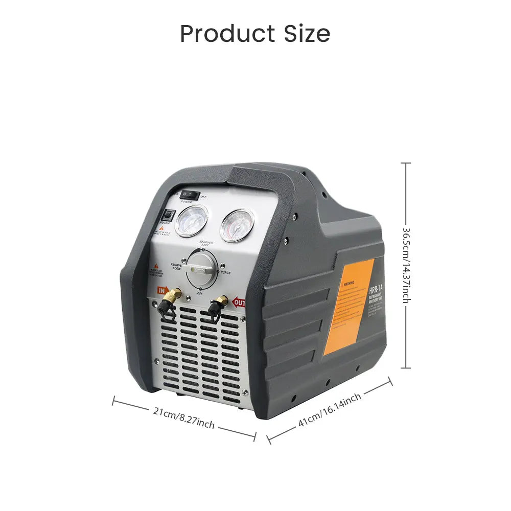 Machine De Récupération De Réfrigérant Portable 3 4HP