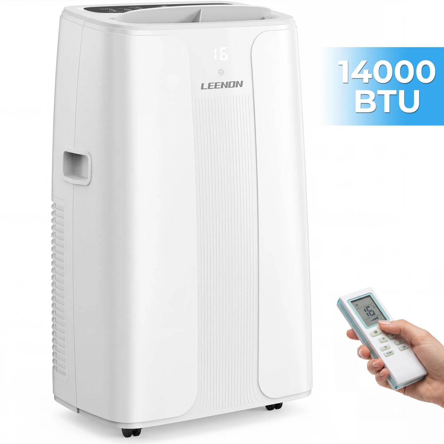 Climatiseur Mobile 14000 BTU Refroidissement Déshumidification Pièces 100 m3