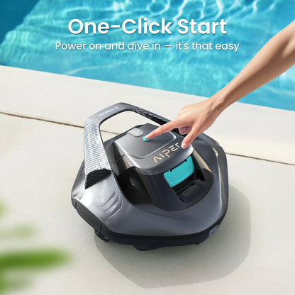 Aiper Nettoyeur De Piscine Robotisé Sans Fil Seagull Autonomie 90 Minutes
