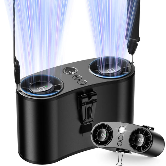 Ventilateur Portable Rechargeable ColdSky 20000 mAh Avec Affichage LED