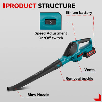 ONEVAN Souffleur Brushless 5500W Déblaiement Rapide Pour Makita 18V 18v 46000rpm 5 vitesses 5500w _Hi_chtgptapp_optimised_this_description-generator _Hi_chtgptapp_optimised_this_seo-meta-description _Hi_chtgptapp_optimised_this_seo-meta-title _Hi_chtgptapp_optimised_this_tags-generator _Hi_chtgptapp_optimised_this_title-generator batterie incluse bricolage brushless debit 16m3 déblaiement haute pression nettoyage pour makita sans fil souffleur vitesse élevée