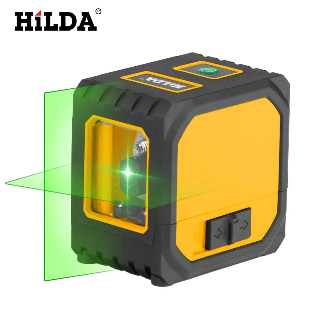 Hilda Mini Niveau Laser 2 Lignes Auto-Nivelant, Précision Pro, USB