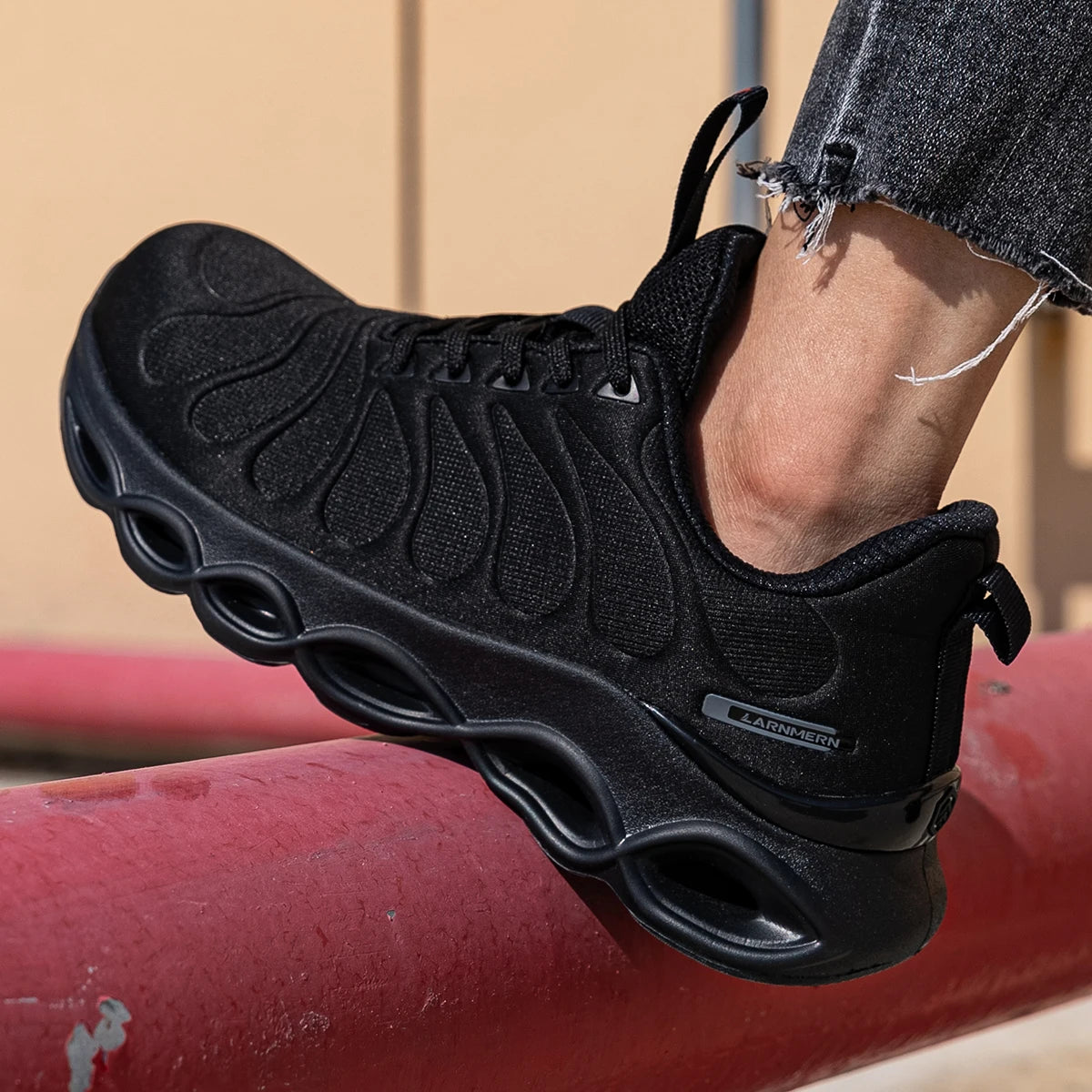 LARNMERN Chaussures De Sécurité Parker Confort Antichoc Semelle EVA _Hi_chtgptapp_optimised_this_description-generator _Hi_chtgptapp_optimised_this_seo-meta-description _Hi_chtgptapp_optimised_this_seo-meta-title _Hi_chtgptapp_optimised_this_tags-generator _Hi_chtgptapp_optimised_this_title-generator adulte ajustement normal antichoc chantier chaussures sécurité cheville confort doublure coton larnmern protection pied semelle eva sécurité femme tige tissu tissu coton travail