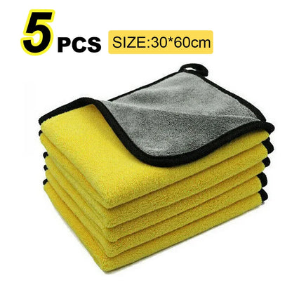 Chiffon Microfibre Multi-Usage CleanPro T054-5pcs-Jaune